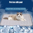 thumbnail image 6 of Feledorashia Dog Cooling Mat, Summer Cooling Mat for Dogs Pet Dog Self Cooling Pad, Ice Silk Washable Summer Cool Mat for Cats, Kennels, 6 of 8