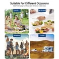 thumbnail image 2 of Lunch Bento Box PEVA Beer Ice Pack for School Work Camping Travel (Navy Blue), 2 of 10