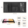 thumbnail image 6 of FUIALDOLG Ice Cream Waffle & Sprinkles Print Lightweight Trifold Card Wallet, Polyester Children's Wallet Portable Children's Money Wallets for Travel Sports, 6 of 7