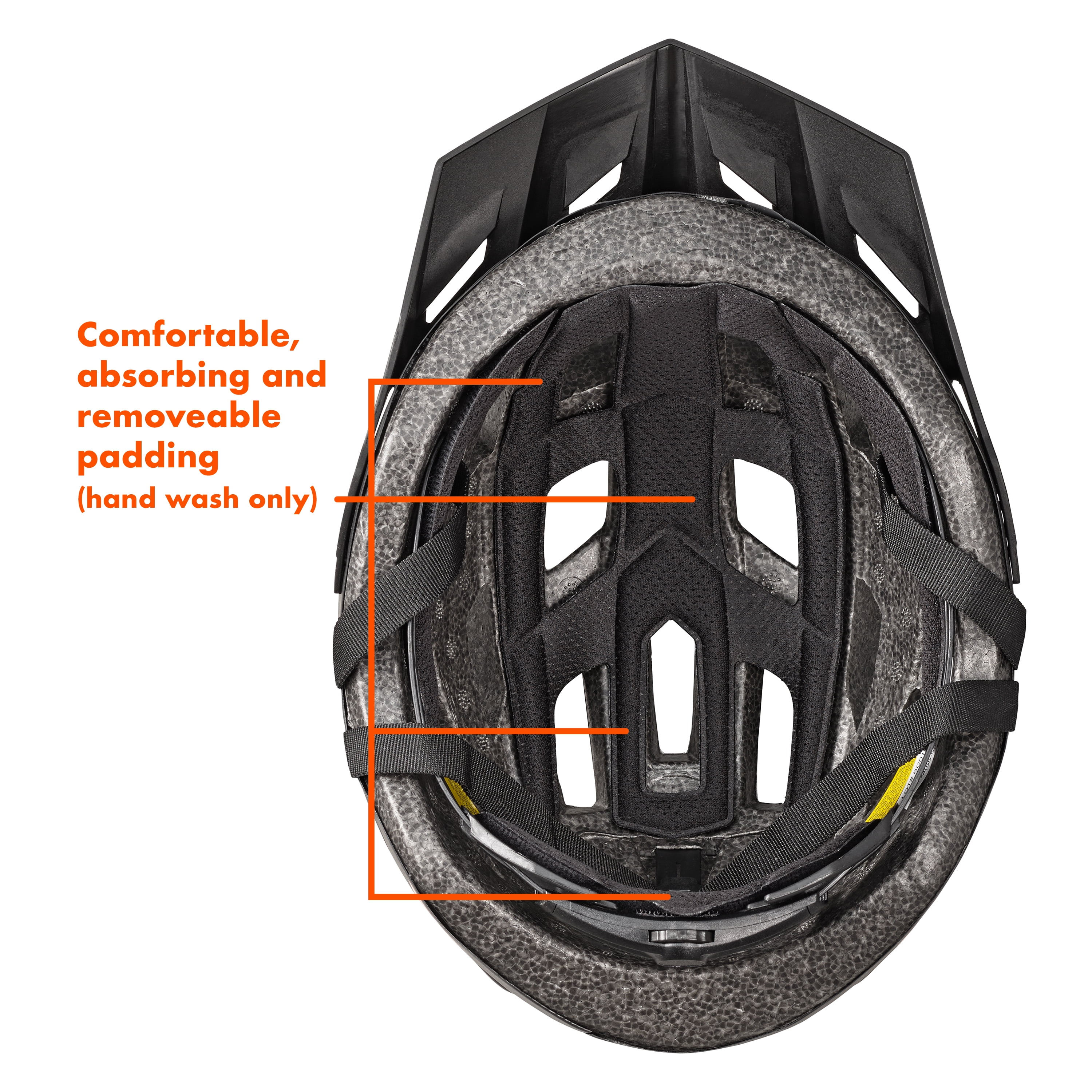 Ozark Trail Child Bike Helmet, Black, Adjustable, Ages 5+