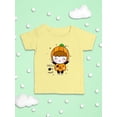 thumbnail image 3 of Cute Pumpkin Costume Girl. T-Shirt Infant -Image by Shutterstock,  24 Months, 3 of 4