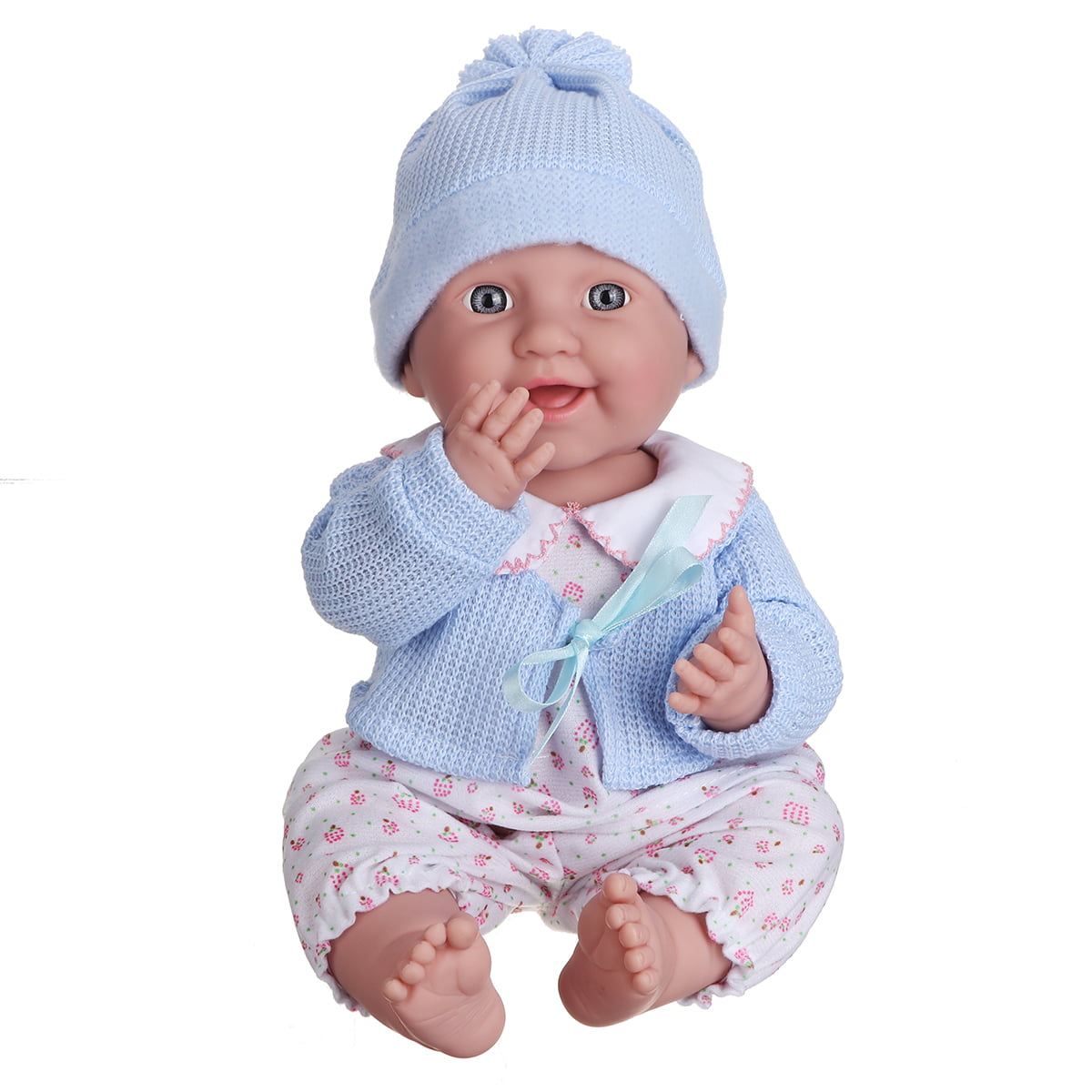 16" Reborn Baby Dolls Real Life Vinyl Silicone Girl Newborn Doll Birthday Gift 