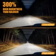 thumbnail image 2 of 30000LM LED Headlight 9012 HIR2 Bulbs Super Bright, High Power 100W, 6000K Cold White, High/Low Beam Plug & Play, 2 of 12