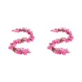 thumbnail image 1 of Monstrate Flores artificiales de Sakura, vid colgante, de novia de cerezo Oriental, arco, decoración de pasillo, balcón de seda, Type2 NO2, 1 of 6