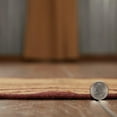 thumbnail image 6 of VHC Brands Jute Star Half Circle Rug with Non-Skid Pad, Burgundy & Tan, 16.5x33, 6 of 11