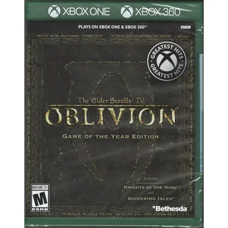 Oblivion Game of the Year Edition (Greatest Hits) (XB1 Packaging) Xbox 360 (Bran