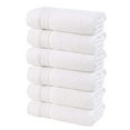 thumbnail image 2 of JDEFEG 6Pc Towels Set Soft Absorbent Cotton Towels Larger Wash Cloths Cotton Highly Absorbent Towels for Bathroom Gym Hotel and Spa White, 2 of 7