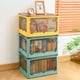 thumbnail image 1 of Contenedor de Almacenamiento Plegable de 28 L con Tapa, Caja Organizadora de Plástico Apilable para Armarios, Juguetes y Organización Del Hogar., 1 of 5
