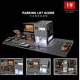 thumbnail image 3 of 1/64 Diorama Garage Model, LED Lighting Big Residential Building Model Scene Display Case Model, Diecast Car Model Parking Lot Model, 3 of 7