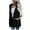 Black#Q, variant on HAPIMO Sales Womens Fall Fashion Fuzzy Fleece Vest Coat Casual Solid Open Front Outerwear Plush Comfy Warm Hoodie Jacket Coat With Pockets Black S