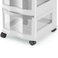 thumbnail image 4 of Life Story Classic 3 Shelf Storage Organizer Plastic Drawers, White (3 Pack), 4 of 8