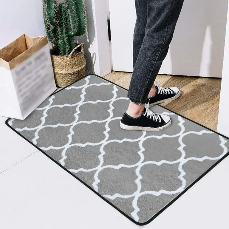 Door Mat Indoor Outdoor Non-Slip Low-Profile Design Floor Mat
