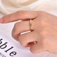 thumbnail image 2 of 2mm Stainless Steel Classical Simple Plain Sunshine Style Stackable Wedding Band Promise Ring, 2 of 4