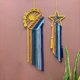 thumbnail image 5 of Colgante de Pared Bohemio de Macramé, Arte de Pared con Amanecer y Atardecer, Tapiz con Borlas Hecho A Mano, Decoración de Dormitorio Tejida con Estrellas, 5 of 6