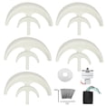 thumbnail image 2 of Wind Power Generator, Wind Turbines 2 Layer 5 Blades with Controller for Home for Boat 12V,24V,48V, 2 of 7