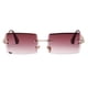 thumbnail image 4 of 2x Gafas de terre para mujer Gafas de terre 400 Gafas modernas para verano, playa, festival Yuyangstore Gafas de sol rectangulares para mujer, 4 of 8