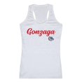 thumbnail image 1 of W Republic 557-187-WHT-01 Gonzaga University Womens Script Tank Top, White - Small, 1 of 1