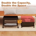 thumbnail image 2 of Fokyfok Organizadores Bajo la Cama 79x25x25 cm con Ruedas, 2 of 6