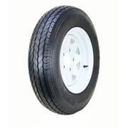 Free Country Wheel Assembly ST175/80D13 6-Ply C 91L 5 Lug on 4.5" PCD White Spoke Rim Trailer Tire