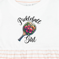 thumbnail image 4 of Inktastic Pickleball Girl Retro Girls Baby Dress, 4 of 5