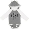 thumbnail image 3 of Inktastic It's Home- Alabama State Outline DIstressed Text Boys or Girls Long Sleeve Baby Bodysuit, 3 of 5