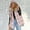 Pink, variant on Womens Faux Fur Coats- Hooded Fleece Sleeveless Casual Winter Jackets Pink