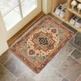 thumbnail image 4 of Bohemian Farmhouse Orange Vintage Welcome Doormat for Indoor/Outdoor Entrance Bohemian Farmhouse Orange Vintage Decoration Door Mat Kitchen Door Mat Bedroom Doormat 17x30 Inch, 4 of 6