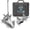 Silver 5LB, variant on TriAnchor - Stainless Steel Folding PWC & Boat Anchor Kit | Sets Instantly for Effortless Boat & Jet Ski Anchoring | Compact Patented Designed Pontoon Boat Anchor | Better Than Plow & Box Anchor 5LB