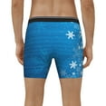 thumbnail image 4 of Disketp Blue Christmas Men's Boxer Briefs Men’s Underwear Boxer Briefs for Men, 4 of 7