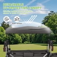 thumbnail image 3 of Real Relax Stroller Wagon for 4 Kids, Folding 4 Seater Wagon Stroller with 5-Point Safety Belt, Collapsible Push Toddler Wagon Cart with Canopy, All-Terrain Mobility Wheels, 3 of 5
