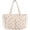 Beige Strawberry, variant on Corduroy Tote Bag for Women, Lightweight Work Laptop Tote Purse With 17 Pockets, Crossbody Shoulder Handbag for School Work Travel Gym, Checked Brown White