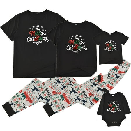 

Christmas Men Women Kids Baby Family Pajamas Set Sleepwear Nightwear Pyjamas 2-Piece