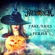 thumbnail image 5 of Uñas cortas negras para Halloween, uñas postizas cuadradas acrílicas espeluznantes, uñas de Halloween, uñas postizas de calabaza con adhesivo de gelatina, 24 piezas (estilo de Halloween 2) Namotu HMYH752, 5 of 5