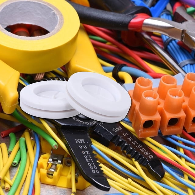 unbranded 4Ud Aro De Goma Para Protección De Cables Contra Fricción En Huecos Redondos