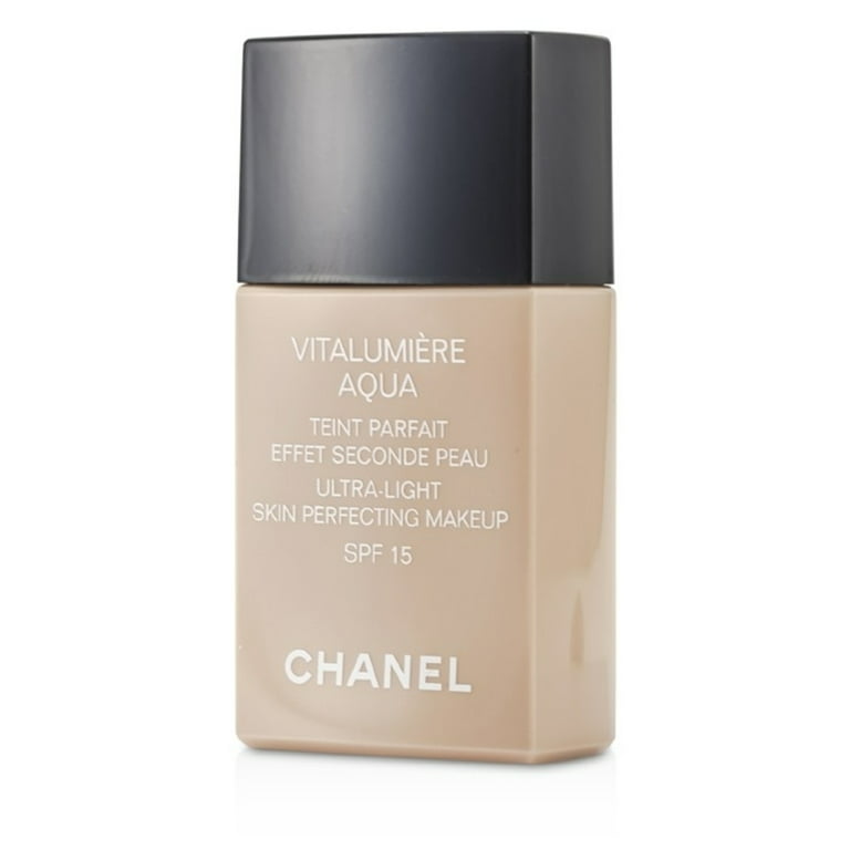 Chanel Vitalumiere Aqua Ultra Light Skin Perfecting Make Up SPF 15-91  Caramel Women Foundation 1 oz