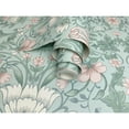 thumbnail image 4 of Holden Vintage Floral Non-Pasted Wallpaper  396 in x 20.8 in Teal, 4 of 5
