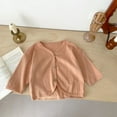 thumbnail image 2 of Dealovy Baby Boy Girl Thin Cardigan Infant Unisex Long Sleeve Comfy Cardigans Button down Outerwear, 2 of 4
