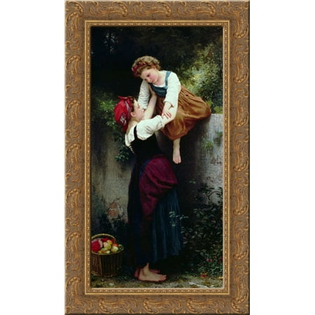 UPC 643676000020 product image for Little Thieves 16x24 Gold Ornate Wood Framed Canvas Art by Bouguereau, William A | upcitemdb.com