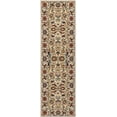 thumbnail image 4 of Well Woven Darya Ivory Modern Sarouk Area Rug Updated Traditional Persian Style 2x7 (2'3" x 7'3"), 4 of 6