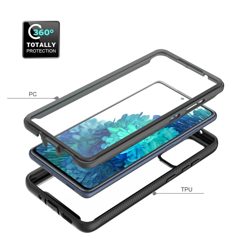 Galaxy S20 FE 5G Case with Built in Screen Protector,Dteck Full