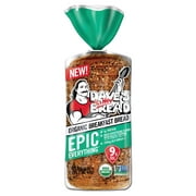 Dave's Killer Bread Epic Everything Organic Breakfast Bread, Everything Organic Bread, 18 oz Loaf