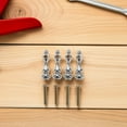 thumbnail image 4 of GOOHOCHY 8Pcs Metal Post End Cap Zinc Alloy Modern Style for Home Improvement, 4 of 8