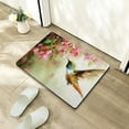 thumbnail image 5 of FCXZI Hummingbird Flowers Diatom Mud Mats Non-Slip Home Rug 24x16in, 5 of 5