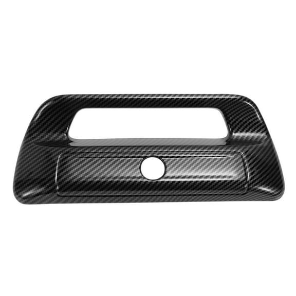 Exterior Door Handle Cover Trim Tailgate Door Handle Cover for Dodge for Ram 1500 2500 3500 2019-2025 Carbon Fiber Black ABS 1 Pc