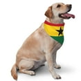 thumbnail image 2 of Ghanaians-Flag Dog Bandana Adjustable Dog Bib Scarf Handkerchief For Large Medium Small Dogs Cats Pets, 2 of 6