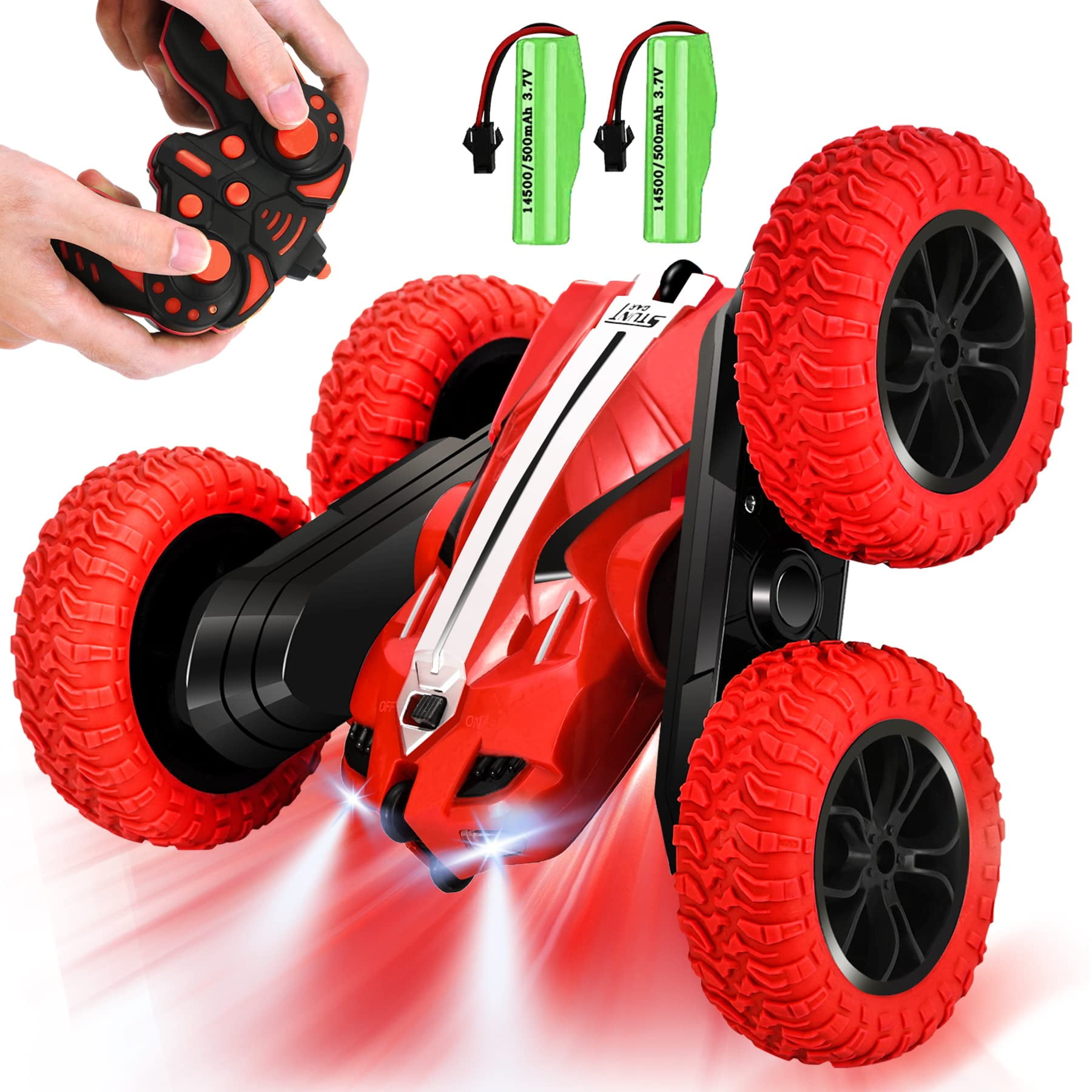 Remote Control Car RC Stunt Car, Double Sided 360°Rotating 4WD Stunt