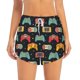 thumbnail image 2 of Balery Retro Video Game Pantalones cortos deportivos para mujer con forro y dos bolsillos, elásticos, para entrenamiento, gimnasio, yoga-Medium, 2 of 7