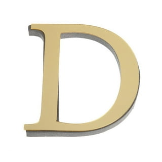 Decorative Letter 'D' Wall Decor- 8x10 Alphabet Letters Wall Art Prin –  AmLuxGifts