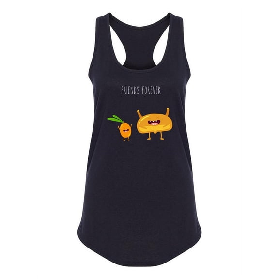 Berry And Bladder Friends Racerback Tank Women -Image by Shutterstock, Female XX-Large