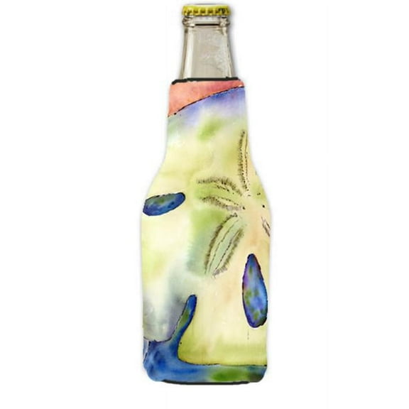 Caroline's Treasures 8545BOTTLE Sand Dollar Longneck Beer Hugger with Zipper, Longneck, multicolor